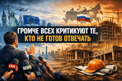 Громче всех критикуют те, кто не готов отвечать