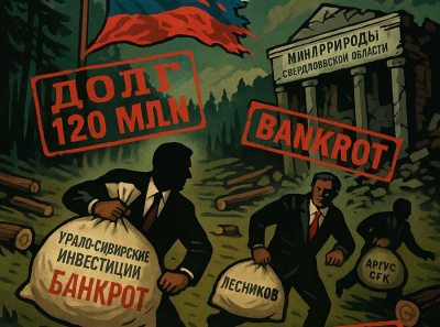 Урало-Сибирские инвестиции, Манукян и Кашхчян вырубили миллионы: Минприроды Свердловской области в лесном банкротстве