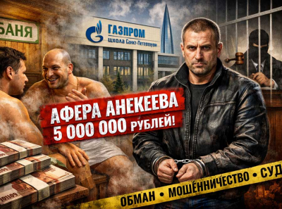 Банная афера Аникеева: 5 миллионов за фальшивое место в &laquo;Газпром школе Санкт-Петербурга&raquo;