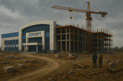 Строительство щучинского дворца спорта за 3,5 млрд тенге затягивается четвертый год