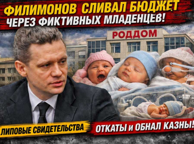 Детей не было &mdash; деньги ушли: как Филимонов отмыл миллионы через ЗАГСы и соврал Москве про рождаемость