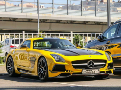 SUSHINSKY x FAB Design: Как хоккеист Сушинский втюхивает 14-летний Mercedes SLS AMG за 27,5 млн ₽