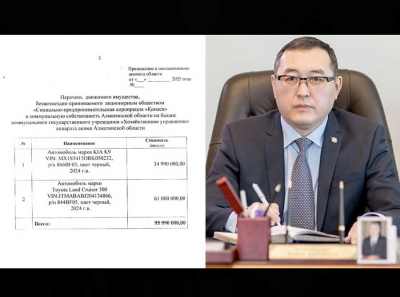 АО СПК «Қонаев» и акимат Алматинской области разоблачены: бюджетные миллионы на Toyota Land Cruiser 300 и KIA K9 — народные деньги ушли в карманы властных фигур!